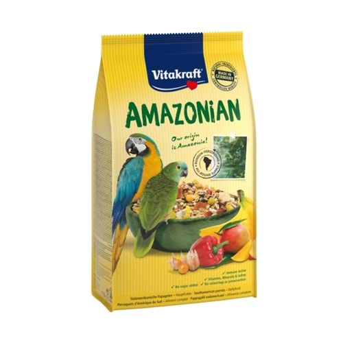 Vitakraft Amazon Afrika ve Gri Papağan Yemi 750 Gr 5'li