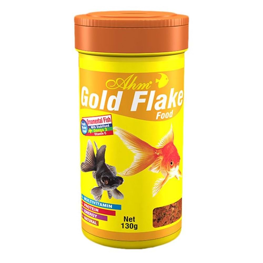 AHM Gold Flake Food Balık Yemi 250 ML