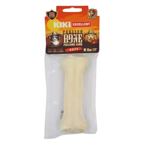 Kiki White Pressed Bone (Preslenmiş Kemik) M - 15CM - 1 ADET