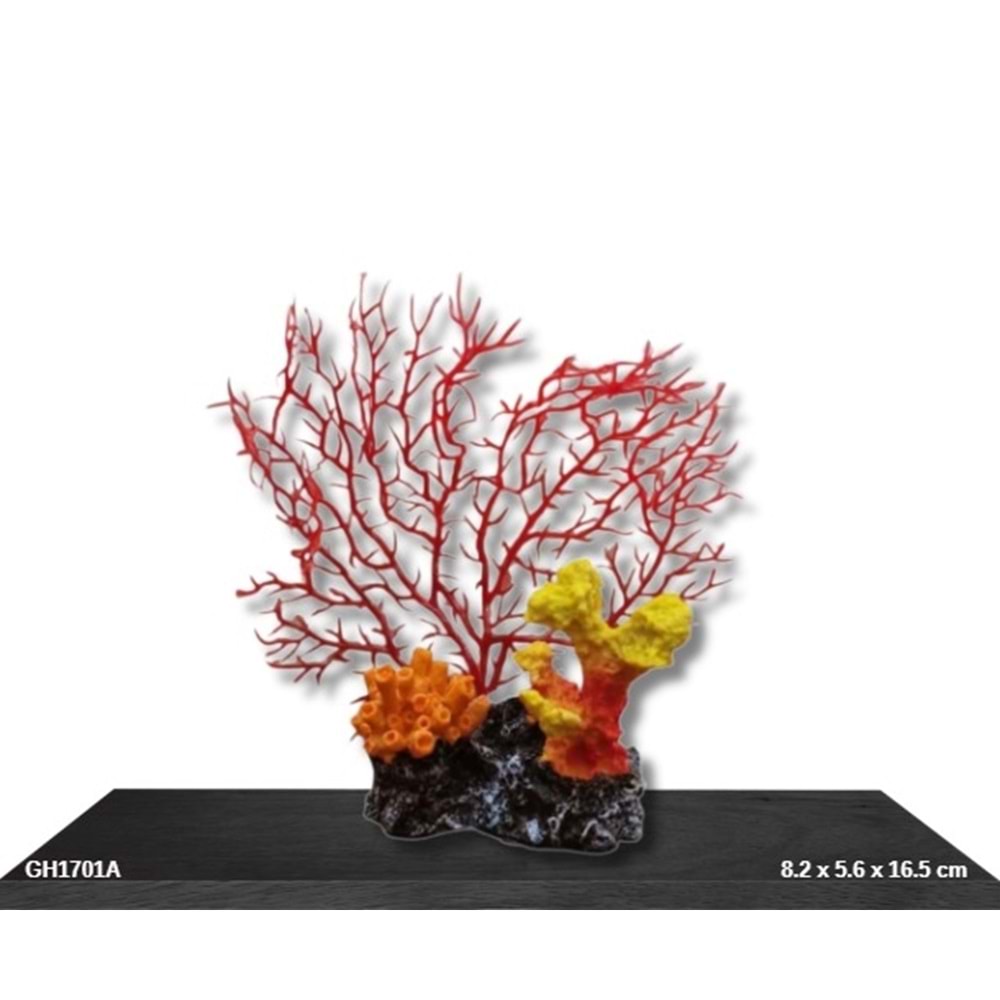 GH1701A Akvaryum Dekoru 8.2*5.6*16.5 cm 190 Gr