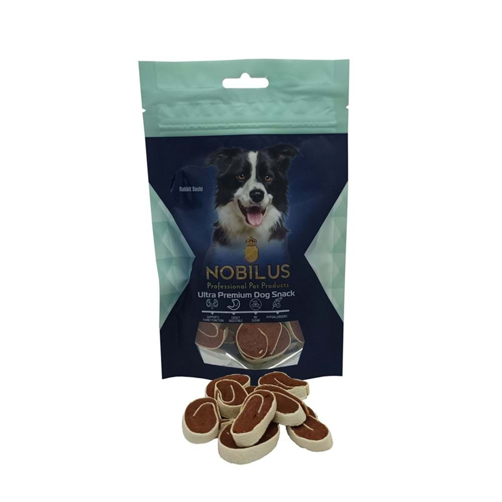 Nobilus Tavşan Suşi Köpek Ödül Maması 80 Gr