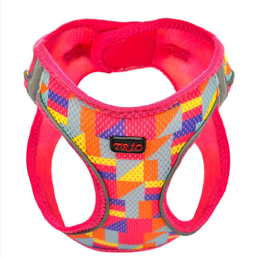 Soyut Desenli Airmesh Göğüs Tasması XS