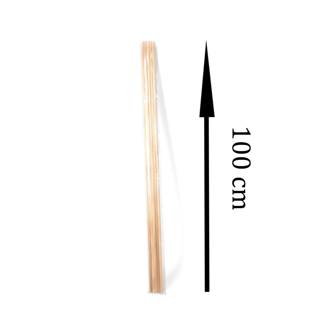 5li Ahşap Tünek 100cm 10mm