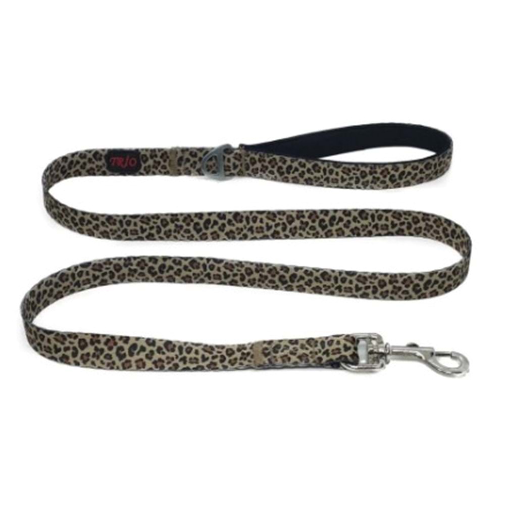 Leopar Desenli Uzatma Sevk Kayışı Uzatma Tasma 140cm x 2cm