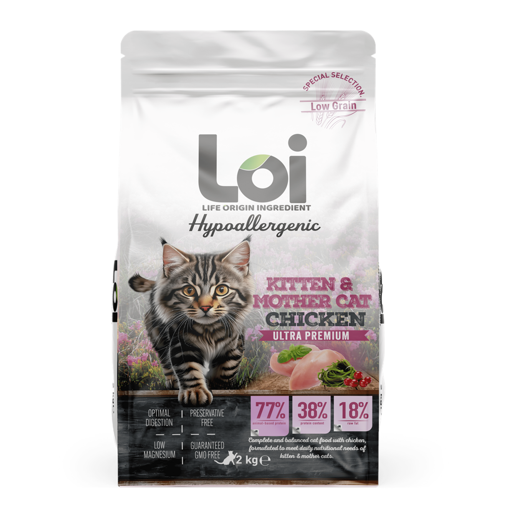 Loi Yavru Tavuklu Kedi Maması 2 Kg